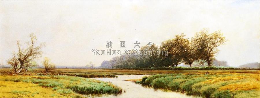 Newburyport Marshes - 阿尔弗雷德·汤普森·布雷奇